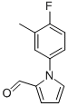 1-(4-FLUORO-3-METHYLPHENYL)-1H-PYRROLE-2-CARBOXALDEHYDE 구조식 이미지