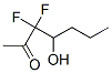 2-Heptanone,  3,3-difluoro-4-hydroxy- Structure