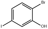 2-BROMO-5-IODOPHENOL 구조식 이미지