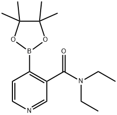 N,N-DIETHYL-4-(4,4,5,5-TETRAMETHYL-1,3,2-DIOXABOROLAN-2-YL)PICOLINAMIDE Structure