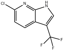 1H-Pyrrolo[2,3-b]pyridine, 6-chloro-3-(trifluoroMethyl)- Structure