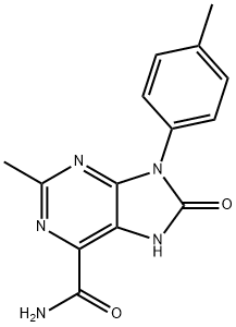 8,9-Dihydro-2-Methyl-9-(4-Methylphenyl)-8-oxo-7H-purine-6-carboxaMide Structure