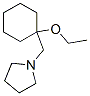피롤리딘,1-[(1-에톡시사이클로헥실)메틸]-(9CI) 구조식 이미지