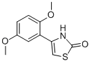 4-(2,5-DIMETHOXYPHENYL)-2(3H)-THIAZOLONE Structure