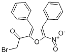 3,4-DIPHENYL-5-NITRO-2-BROMOACETYLFURAN Structure