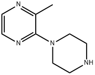 피페라진,1-(3-메틸피라지닐)-(7CI) 구조식 이미지