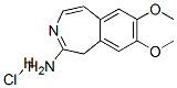 7,8-디메톡시-1H-3-벤즈아제핀-2-아민HCl 구조식 이미지