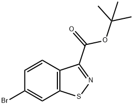 tert-Butyl 6-bromobenzo[d]isothiazole-3-carboxylate Structure