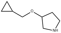 3-(CYCLOPROPYLMETHOXY)PYRROLIDINE Structure