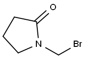 2-피롤리디논,1-(브로모메틸)- 구조식 이미지