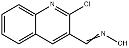 2-CHLORO-3-QUINOLINECARBOXALDEHYDE OXIME Structure