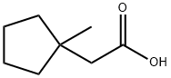 2-(1-methylcyclopentyl)acetic acid Structure