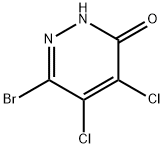 6-BROMO-4,5-DICHLORO-3(2H)-PYRIDAZINONE Structure
