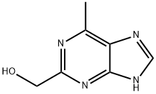 9H-Purine-2-methanol,  6-methyl- Structure