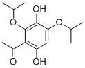 1-(3,6-DIHYDROXY-2,4-DIISOPROPOXYPHENYL)ETHANONE Structure