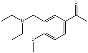 1-{3-[(DIETHYLAMINO)METHYL]-4-METHOXYPHENYL}ETHANONE Structure