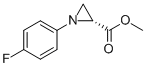 (R)-METHYL 1-(4-FLUOROPHENYL)AZIRIDINE-2-CARBOXYLATE Structure