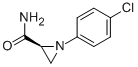 (S)-1-(4-CHLOROPHENYL)AZIRIDINE-2-CARBOXAMIDE Structure