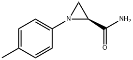 (S)-1-P-TOLYLAZIRIDINE-2-CARBOXAMIDE Structure