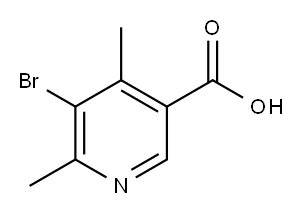 5-BROMO-4,6-DIMETHYLNICOTINIC ACID Structure