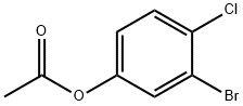 1-ACETOXY-3-BROMO-4-CHLOROBENZENE Structure