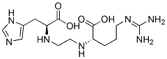 (2S)-2-[2-[[(1S)-1-carboxy-2-(3H-imidazol-4-yl)ethyl]amino]ethylamino] -5-(diaminomethylideneamino)pentanoic acid 구조식 이미지