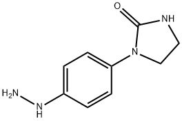 1-(4-HYDRAZINO-PHENYL)-IMIDAZOLIDIN-2-ONE 구조식 이미지