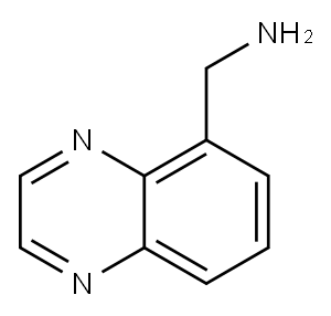 5-Quinoxalinemethanamine Structure