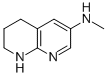 (5,6,7,8-테트라히드로-[1,8]나프티리딘-3-일)-메틸아민 구조식 이미지