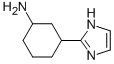 Cyclohexanamine,  3-(1H-imidazol-2-yl)- Structure