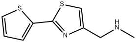 N-METHYL-1-[2-(2-THIENYL)-1,3-THIAZOL-4-YL]METHANAMINE Structure