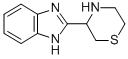 1H-BENZIMIDAZOLE, 2-(3-THIOMORPHOLINYL)- Structure