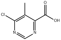 6-Chloro-5-MethylpyriMidine-4-carboxylic acid Structure