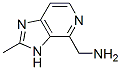 3H-이미다조[4,5-c]피리딘-4-메탄아민,2-메틸- 구조식 이미지
