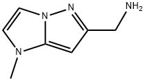 1H-Imidazo[1,2-b]pyrazole-6-methanamine,  1-methyl- Structure