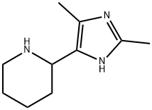 Piperidine,  2-(2,4-dimethyl-1H-imidazol-5-yl)- Structure