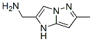 1H-Imidazo[1,2-b]pyrazole-2-methanamine,  6-methyl- Structure