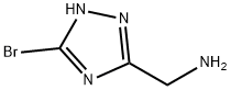 [(5-bromo-1H-1,2,4-triazol-3-yl)methyl]amine Structure