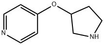 4-(피롤리딘-3-일록시)-피리딘 구조식 이미지