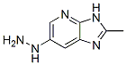 3H-이미다조[4,5-b]피리딘,6-히드라지닐-2-메틸- 구조식 이미지