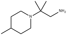 2-methyl-2-(4-methylpiperidin-1-yl)propan-1-amine Structure