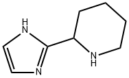 피페리딘,2-(1H-이미다졸-2-일)- 구조식 이미지