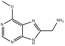 9H-퓨린-8-메탄아민,6-메톡시- 구조식 이미지