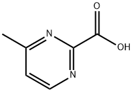 4-Methyl-2-pyrimidinecarboxylic  acid 구조식 이미지