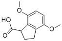 2,3-DIHYDRO-4,7-DIMETHOXY-1H-INDENE-1-CARBOXYLIC ACID Structure