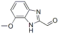 1H-Benzimidazole-2-carboxaldehyde,  7-methoxy- Structure