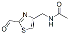 Acetamide,  N-[(2-formyl-4-thiazolyl)methyl]- Structure