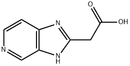 3H-Imidazo[4,5-c]pyridine-2-acetic  acid Structure