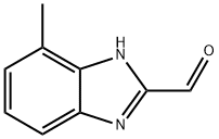 1H-Benzimidazole-2-carboxaldehyde,  7-methyl- Structure