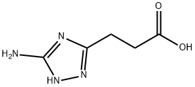 3-(5-amino-4H-1,2,4-triazol-3-yl)propanoic acid(SALTDATA: FREE) Structure